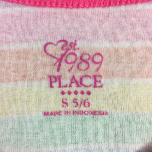 The Childrens Place Girls S 5/6 Rainbow Tank Top - Picture 3 of 5